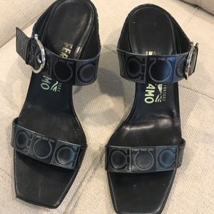 Ferragamo black heels